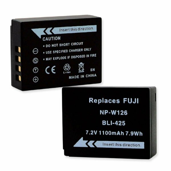 Empire Fuji NP-W126 7.2V 1100 mAh Batteries - 7.92 watt BLI-425